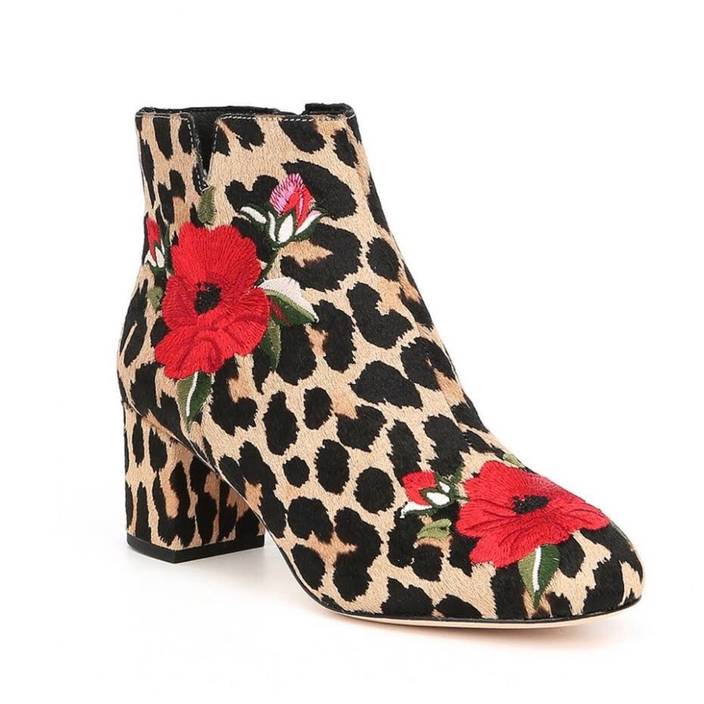 NEW Kate Spade Leopard Print Booties RETAIL $358